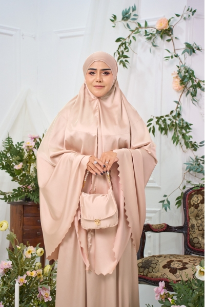 Telekung Rosalinda Honey Nude
